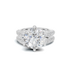 Pavé Scalloped Bridal Ring
