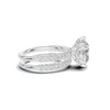 Pavé Scalloped Bridal Ring