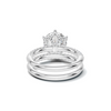 Pavé Scalloped Bridal Ring