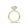 Pavé Scalloped Bridal Ring