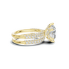 Pavé Scalloped Bridal Ring