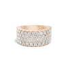 Four Row Pave Ring