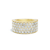 Four Row Pave Ring