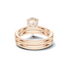 Teardrop Pave Bridal Ring