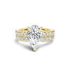 Teardrop Pave Bridal Ring