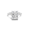 Hidden Halo Prong Ring