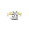 Hidden Halo Prong Ring