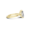 Hidden Halo Prong Ring