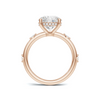 Accented Solitaire Statement Ring