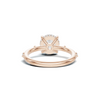 Accented Solitaire Statement Ring