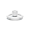 Accented Solitaire Statement Ring