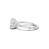 Accented Solitaire Statement Ring