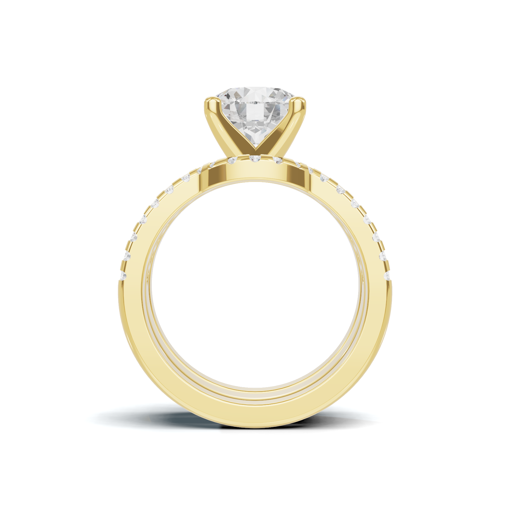 Pave Multi Band Ring
