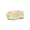 Pave Multi Band Ring