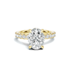 Pavé Accented Basket Ring