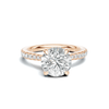 Pavé Accented Solitaire Ring