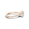 Pavé Accented Solitaire Ring