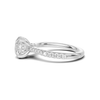 Pavé Accented Solitaire Ring