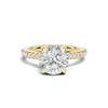 Pavé Accented Solitaire Ring