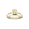 Pavé Accented Solitaire Ring