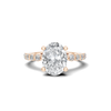Shimmering Side Stone Ring
