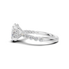 Shimmering Side Stone Ring