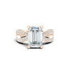 Infinity Twist Accented Ring