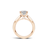 Infinity Twist Accented Ring