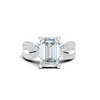 Infinity Twist Accented Ring