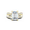Infinity Twist Accented Ring