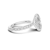 Pavé Accented Halo Ring