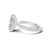 Pavé Accented Halo Ring