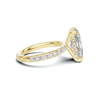 Pavé Accented Halo Ring