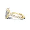 Pavé Accented Halo Ring
