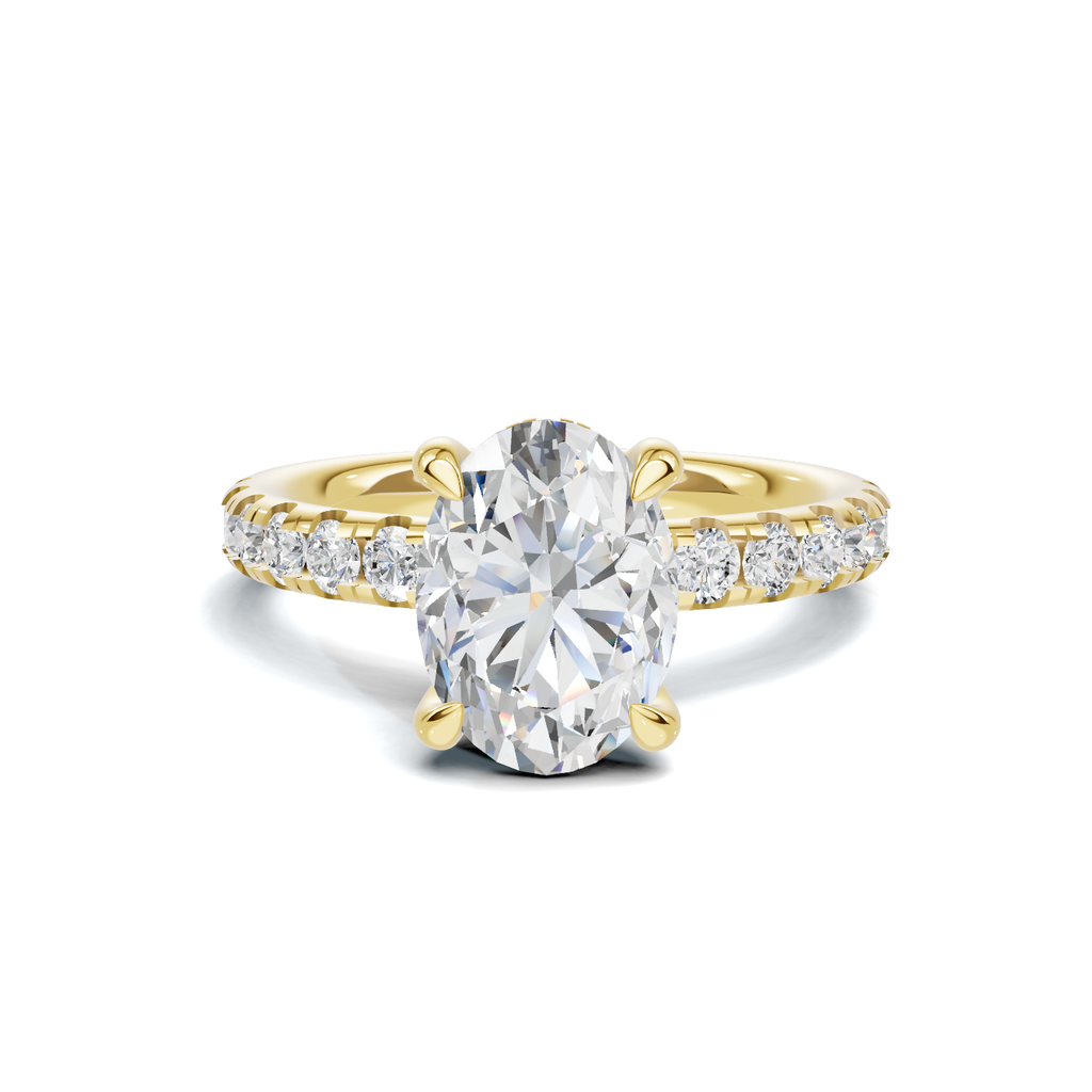 Pavé Accented Statement Ring