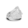 Detailed Wolf Head Ring