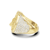 Detailed Wolf Head Ring