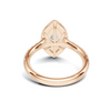 Marquise Halo Statement Ring