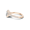 Pave Accented Prong Ring