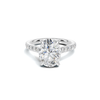 Pave Accented Prong Ring