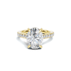 Pave Accented Prong Ring