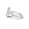 Marquise Accent Sidestone Ring