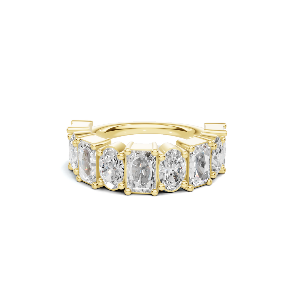 Mixed Cut Eternity Ring