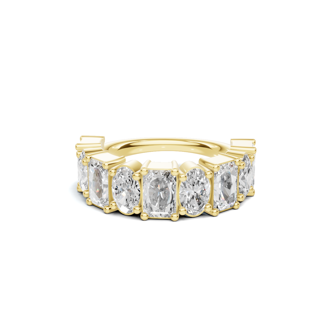 Mixed Cut Eternity Ring