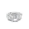 Luxe Trapezoid Accented Ring