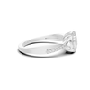 Twisted Pavé Halo Ring