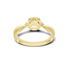 Twisted Pavé Halo Ring