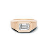 Modern Bezel Men'S Ring
