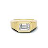 Modern Bezel Men'S Ring