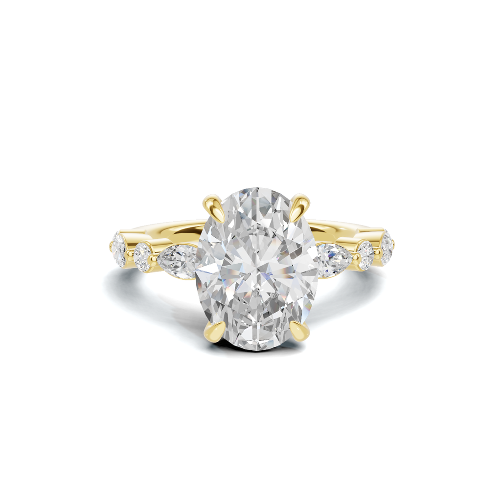 Marquise Accented Eternity Ring